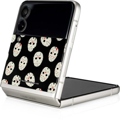 Warner Bros Friday the 13th Jason Voorhees Pattern Galaxy Z Flip3 5G Skin